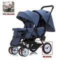 Twin strollers kids two seats strollers foldable carriage